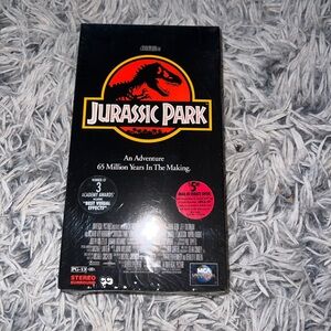 Jurassic Park VHS Tape in plastic